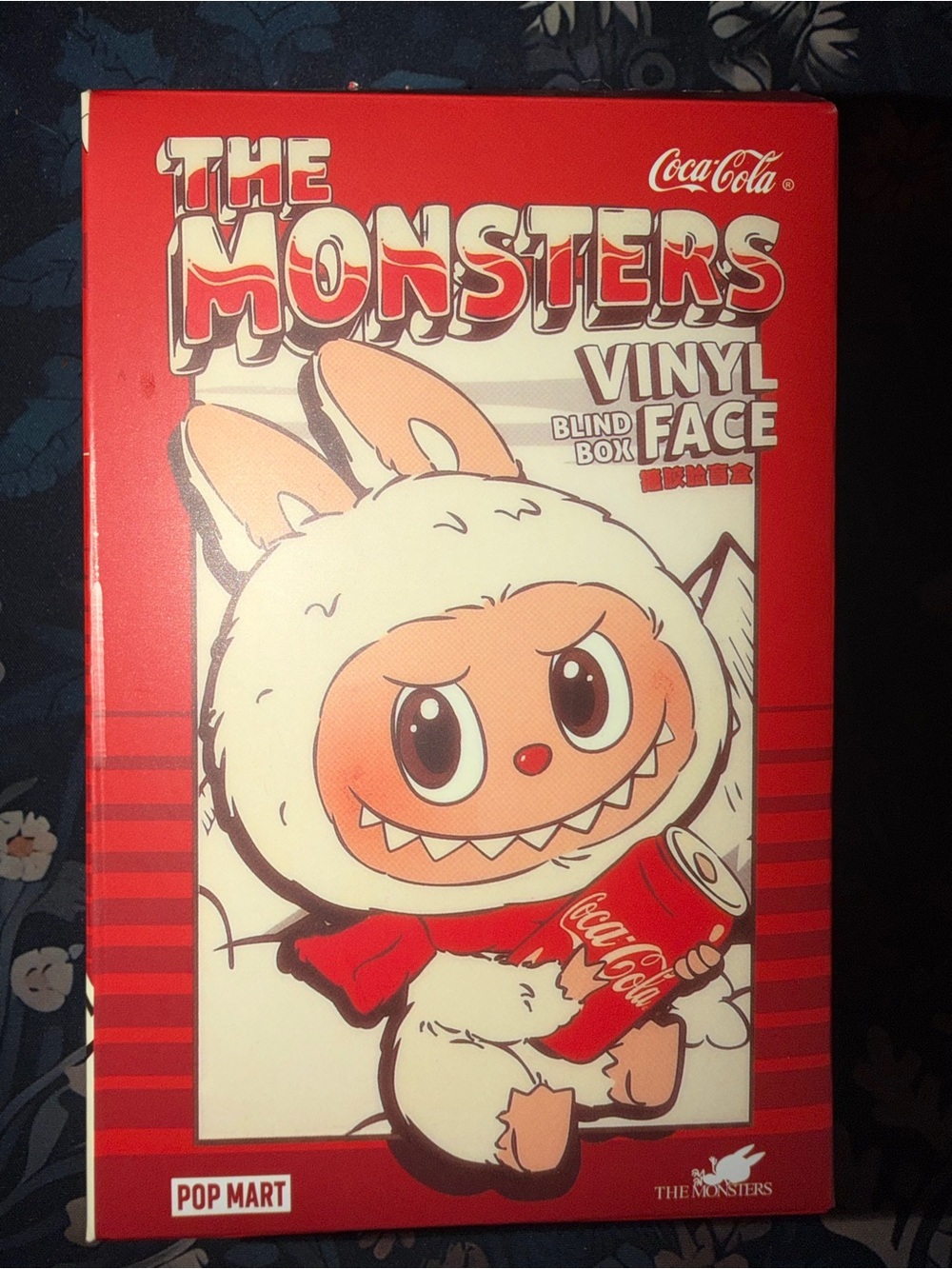 Unopened Coca Cola Red The Monsters Vinyl Face Labubu